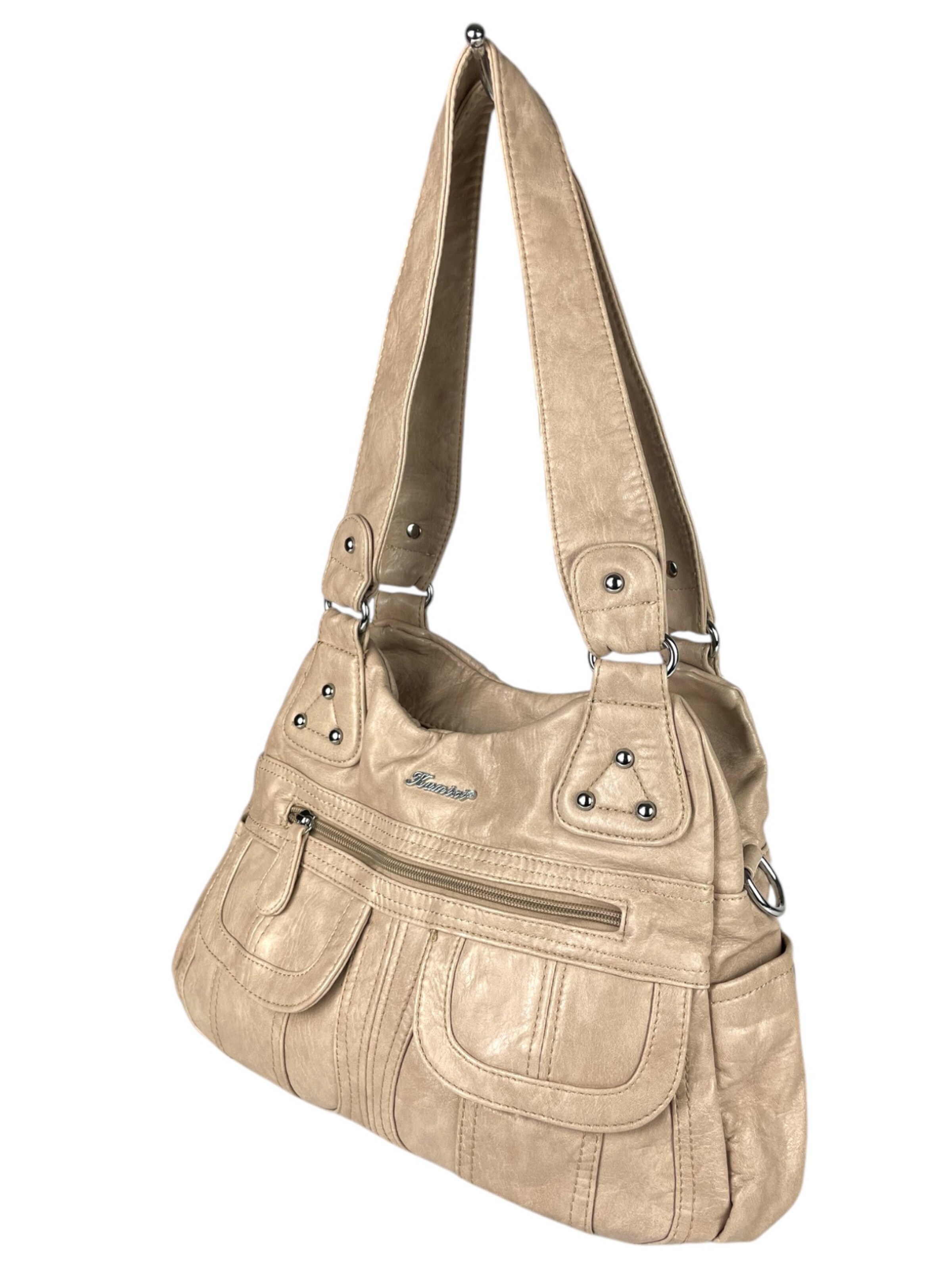 Kumixi Crossbody Bag in Beige