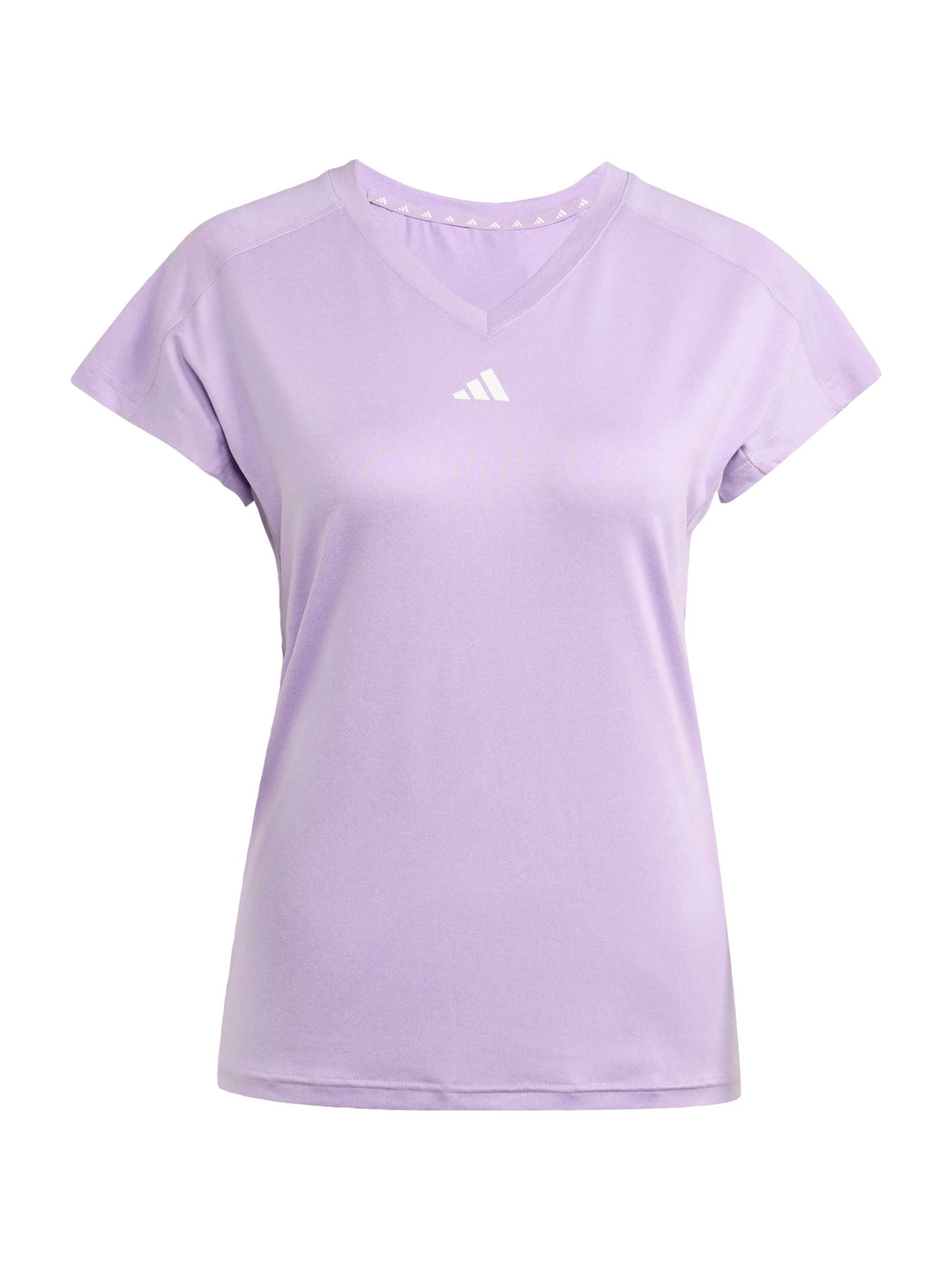 ADIDAS PERFORMANCE - Camisa funcionais 'Train Essentials' em roxo: frente
