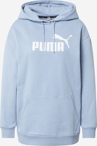 PUMA Athletic Sweatshirt in Blue: front