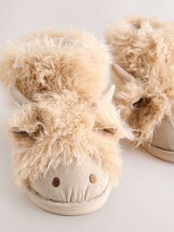 Next - Zapatillas de casa en marrón