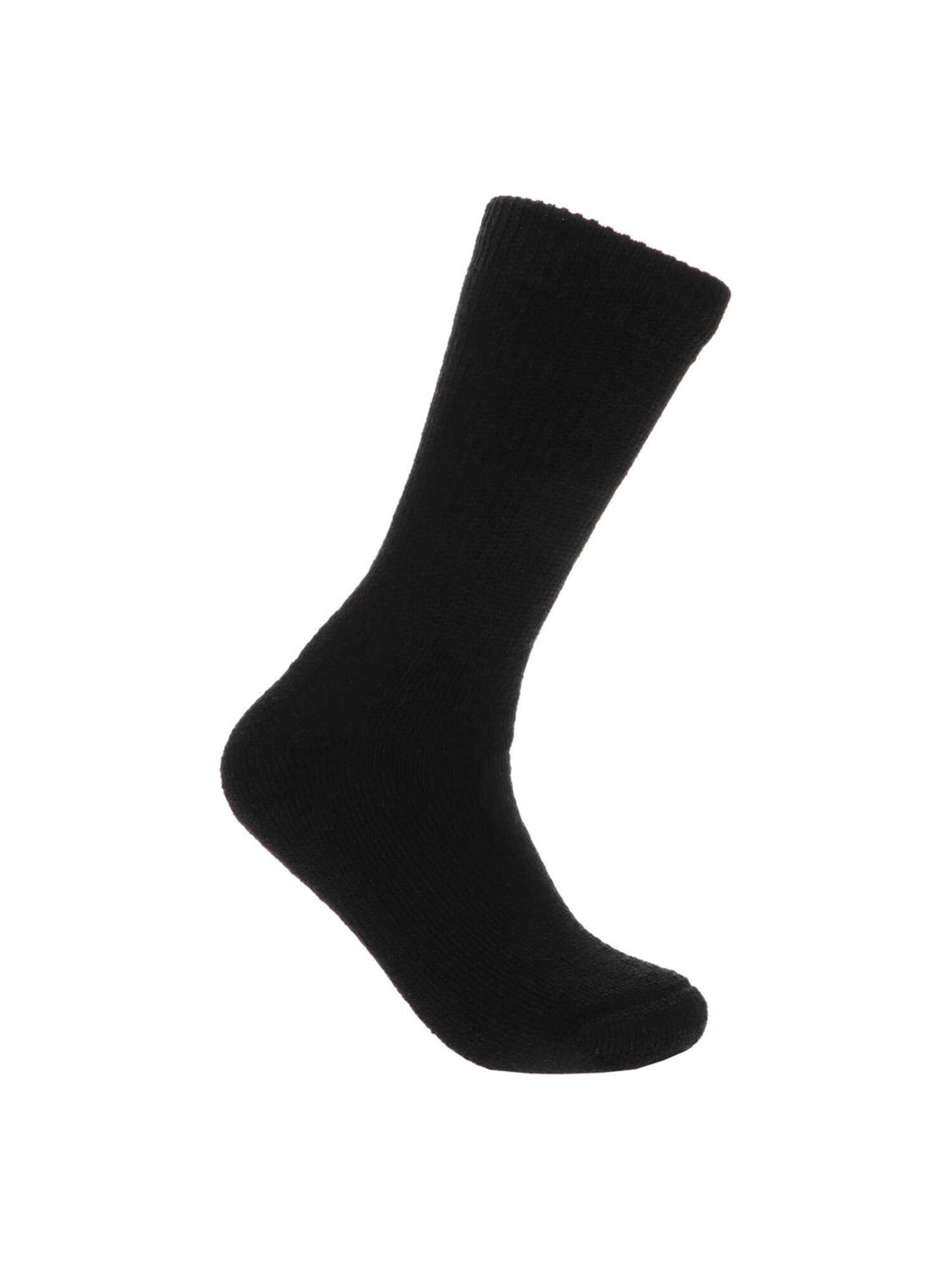 Merino Love Socks 'The Alpine Sokken' in Black: front
