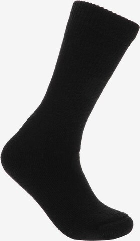 Merino Love Sokken 'The Alpine Sokken' in Zwart: voorkant