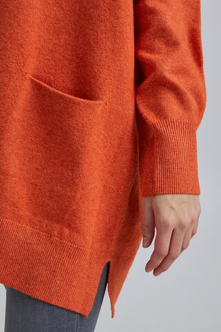 Cardigan 'ALPA' ICHI en orange