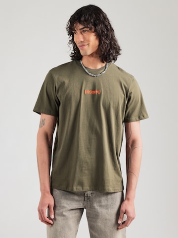 Superdry Póló - zöld: elől