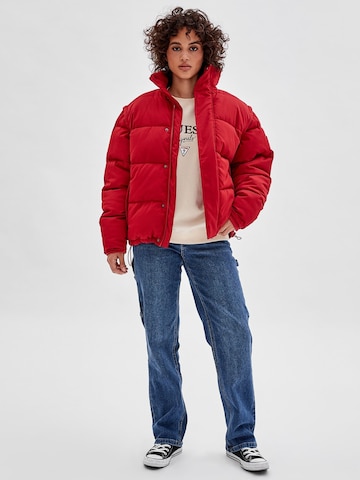 GUESS Winter Jacket in Red