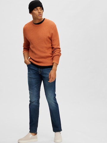 SELECTED HOMME regular Jeans 'SCOTT' i blå