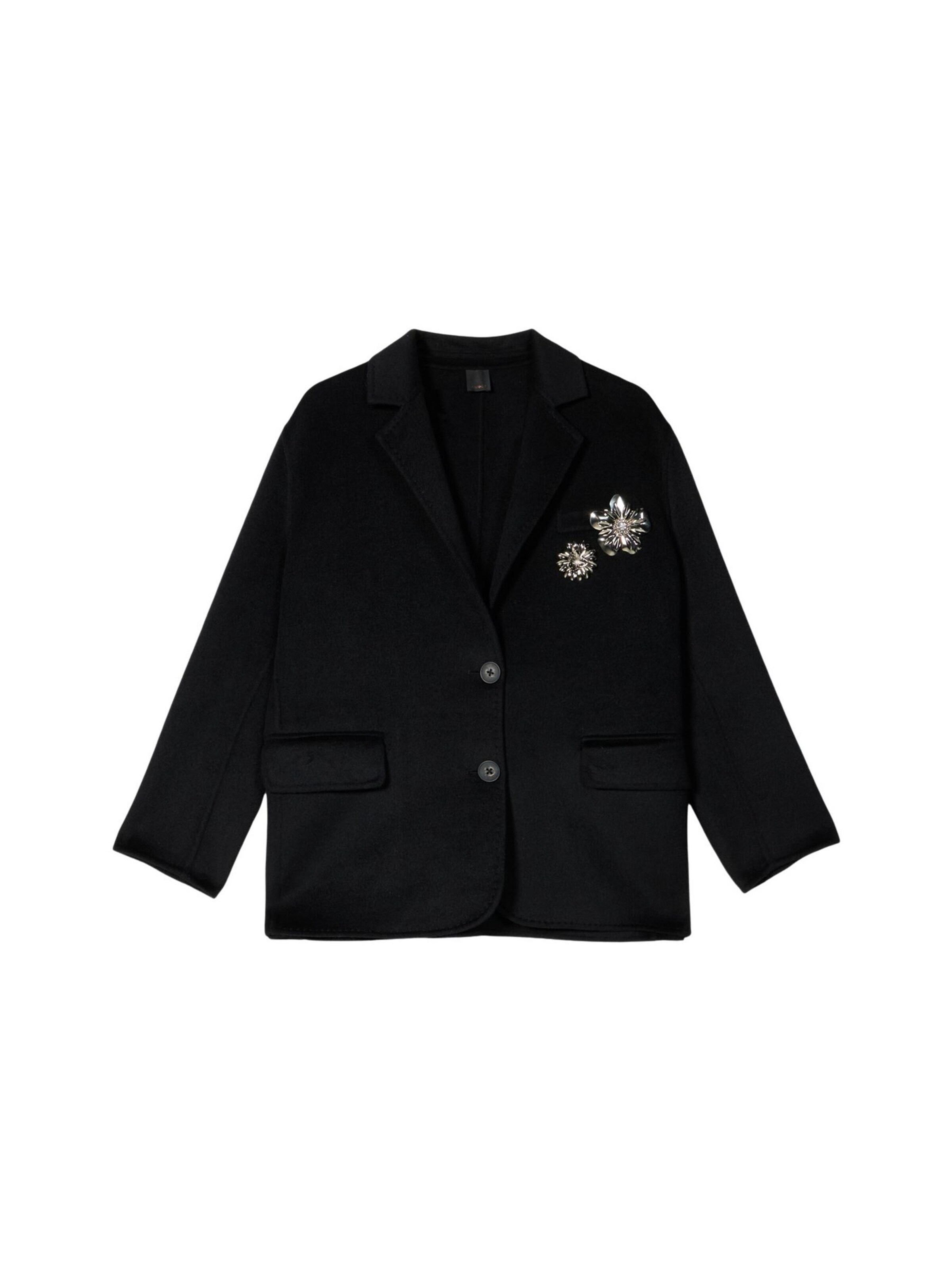 Blazer di oltre in nero: frontale