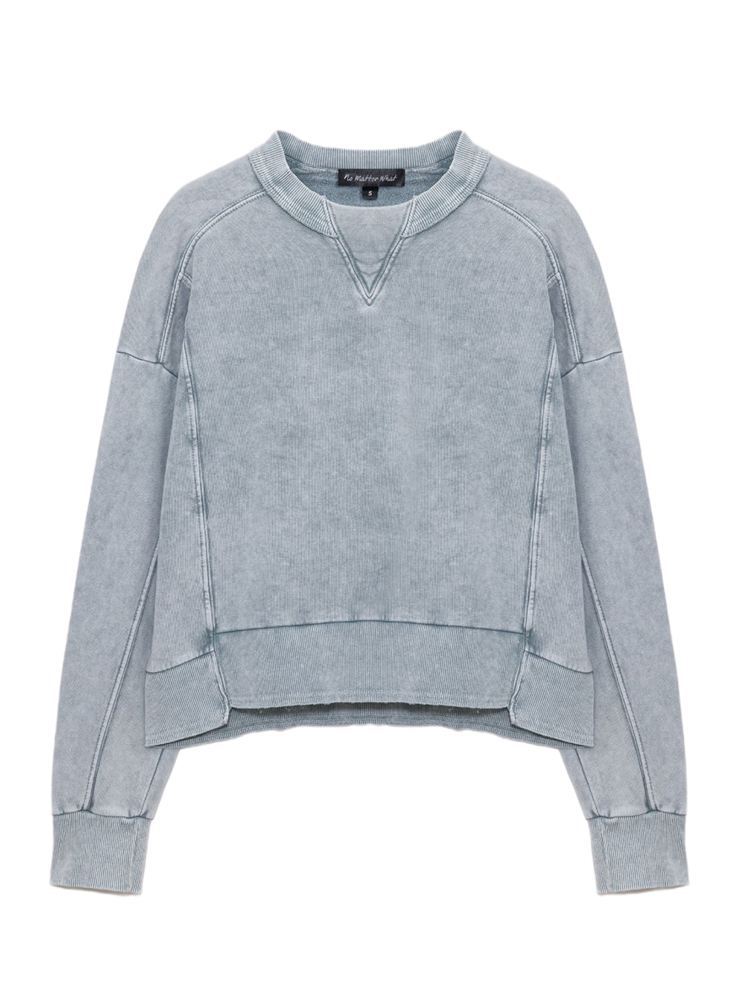 No Matter What Sweatshirt in Grey: front