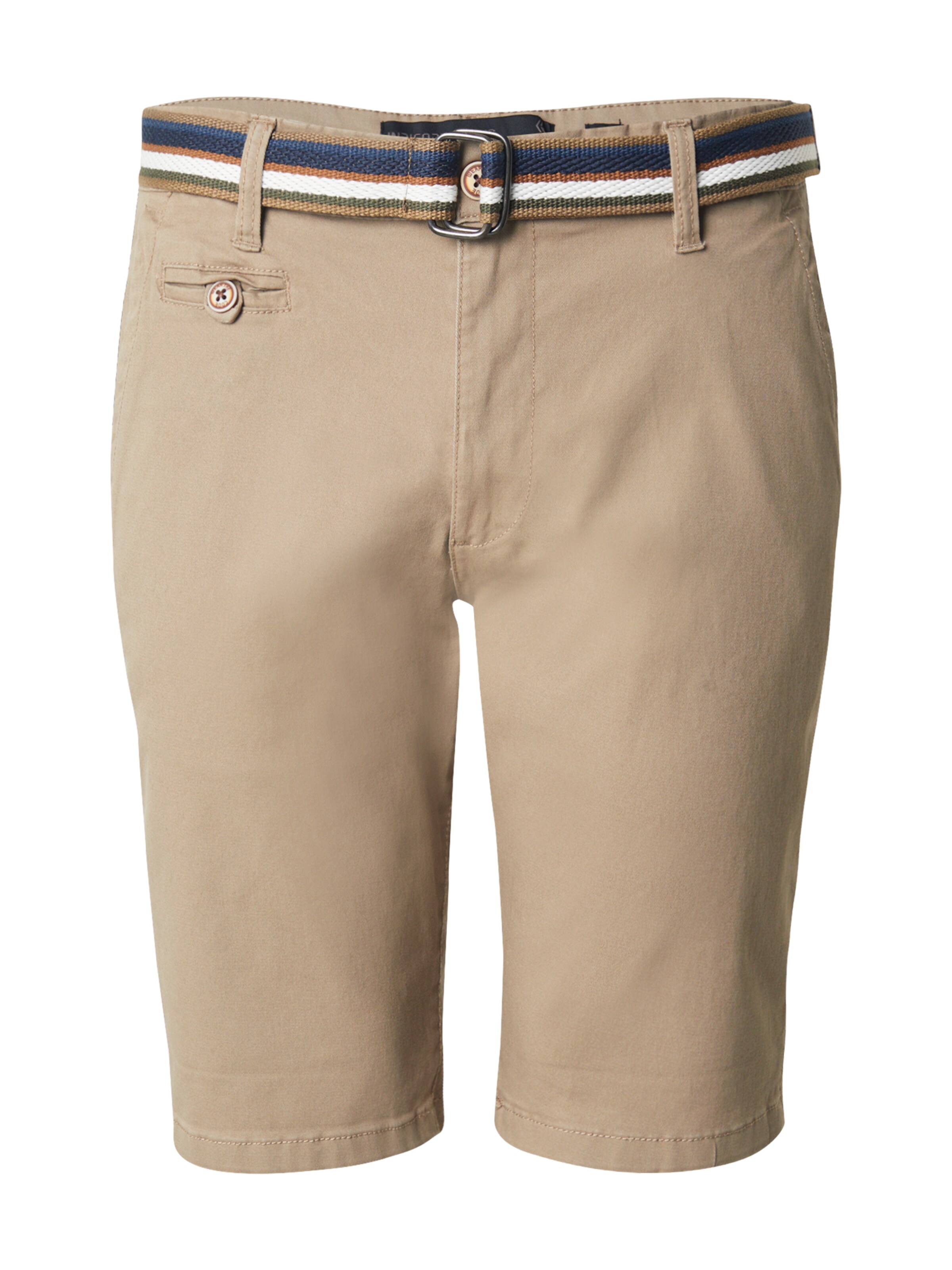 INDICODE JEANS Chino kalhoty 'Royce' – šedá: přední strana