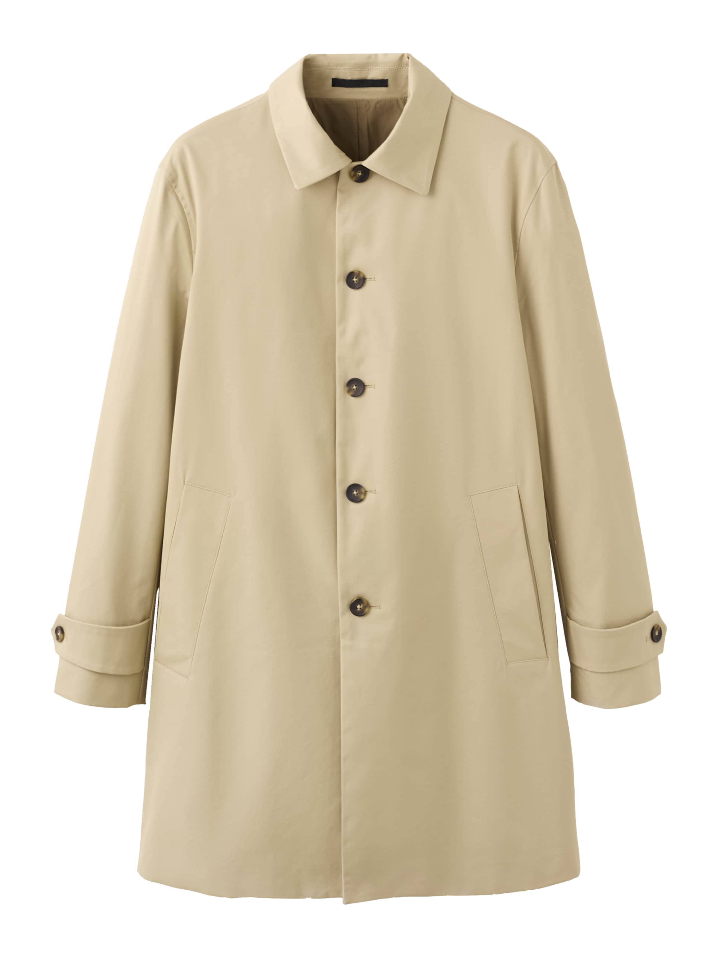 Palton de primăvară-toamnă 'Chayton' de la MANGO MAN pe bej: față