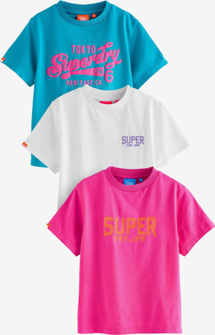 T-Shirt fonctionnel 'Athletic' Superdry & Co en bleu : devant