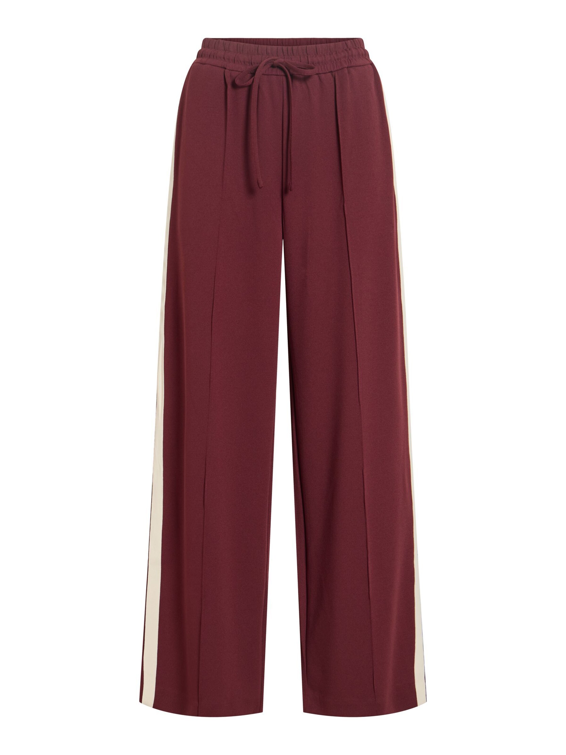 VILA Broek 'VIClua' in Bruin: voorkant
