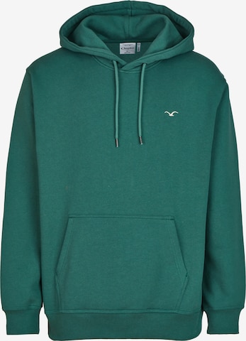 Cleptomanicx Sweatshirt 'Ligull Boxy' in Green: front