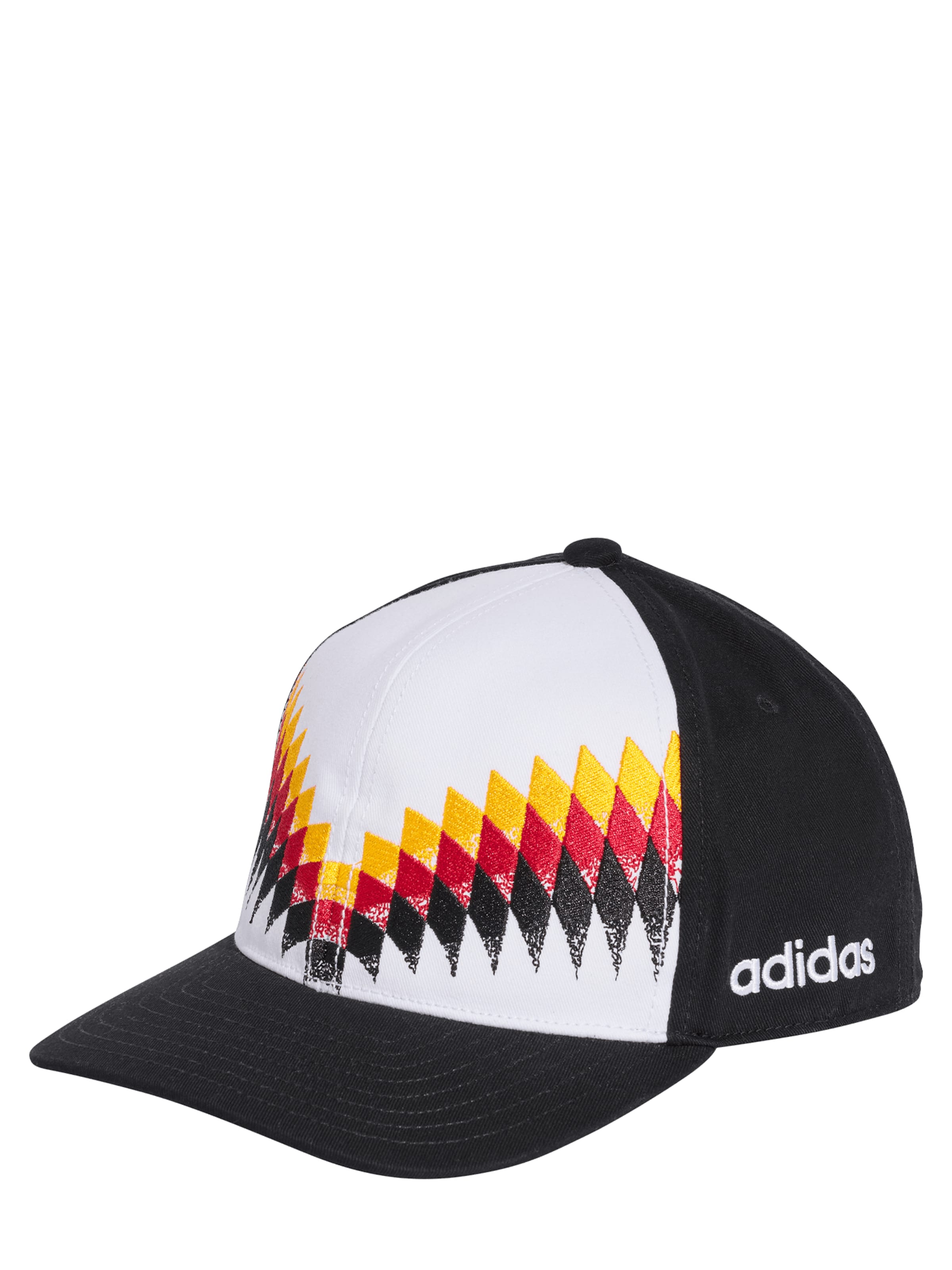 ADIDAS PERFORMANCE Snapback Cap DFB in Schwarz: Vorderseite