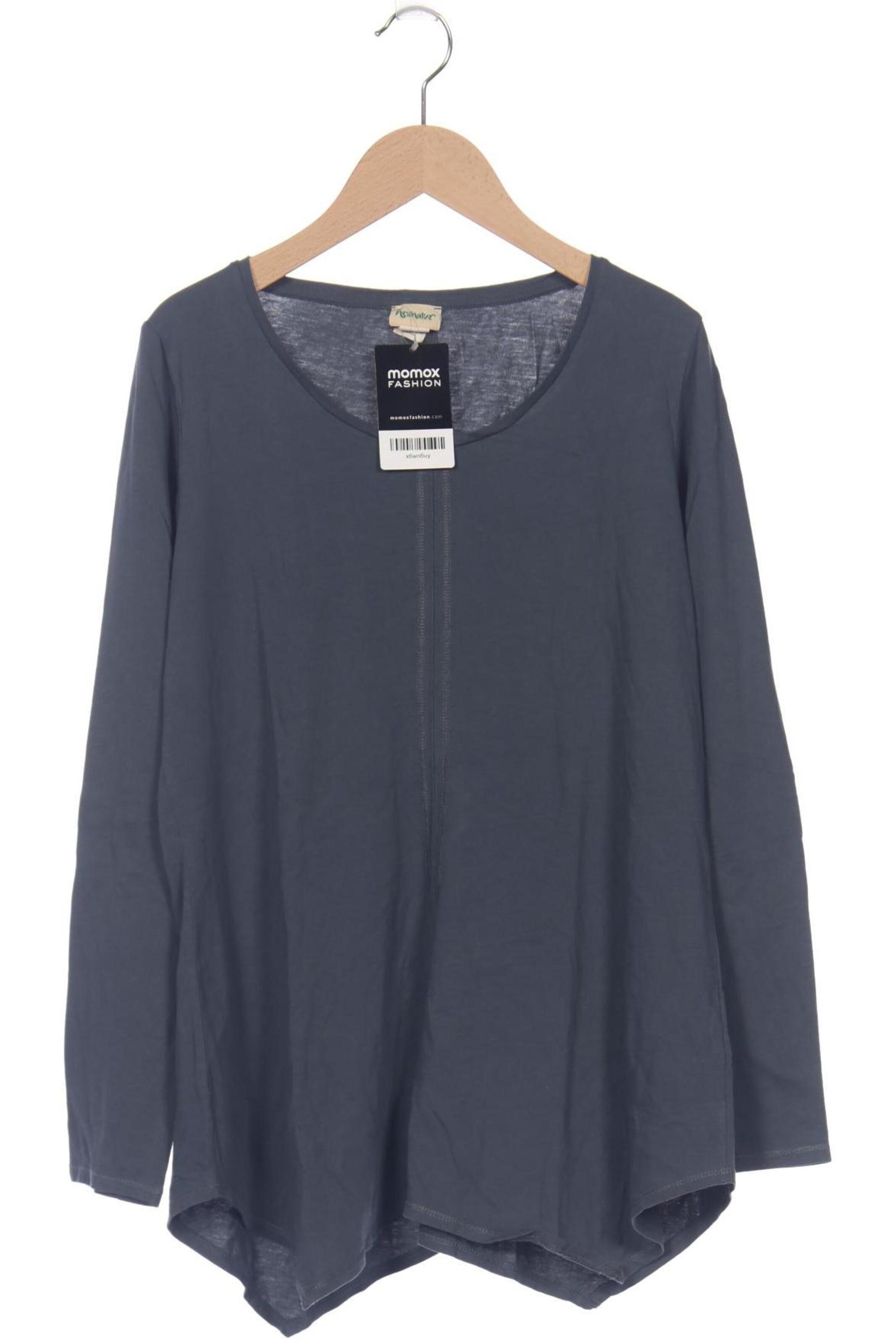 hessnatur Top & Shirt in L in Grey: front