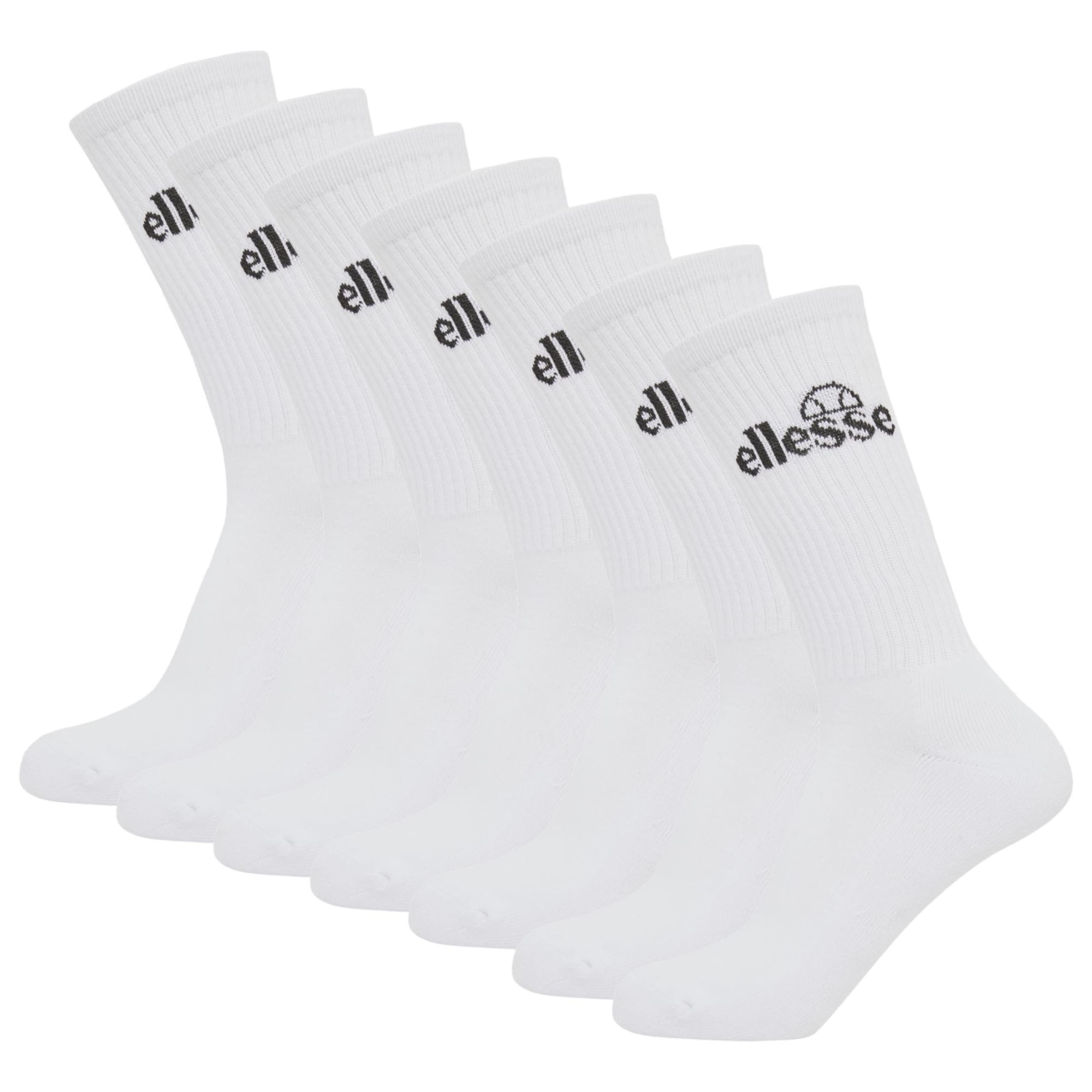 Chaussettes de sport ELLESSE en blanc : devant