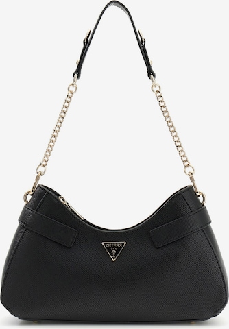 GUESS Чанта за през рамо 'SERENOVA' в черно: отпред