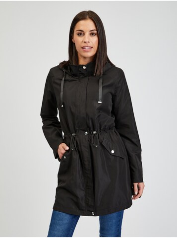 Orsay Between-Seasons Parka in Black: front