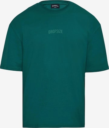 Dropsize T-shirt i grön: framsida