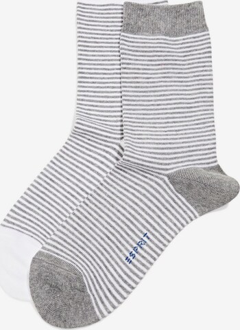 Chaussettes ESPRIT en gris : devant