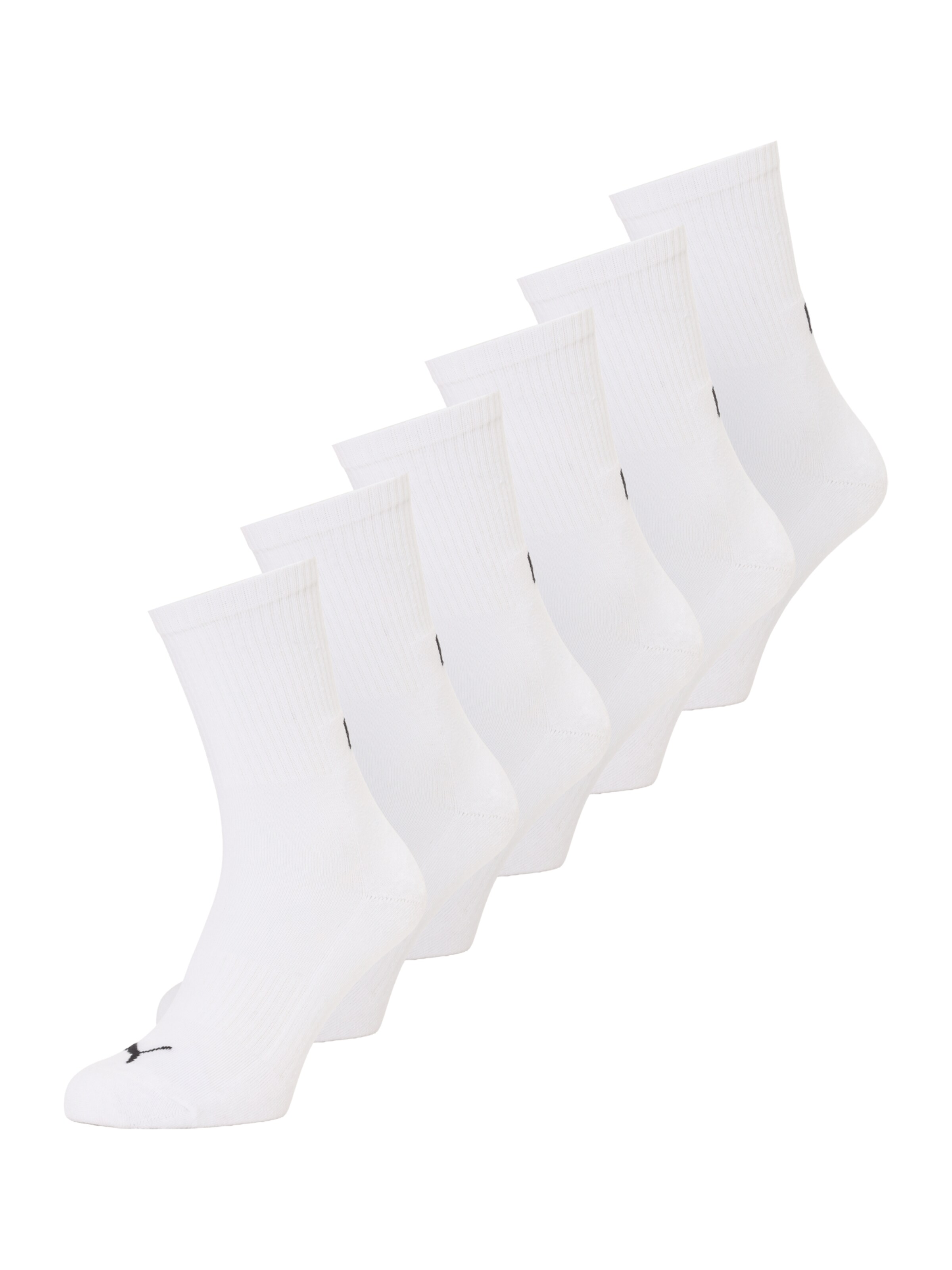 PUMA Nogavice | črna / bela barva, Prikaz izdelka