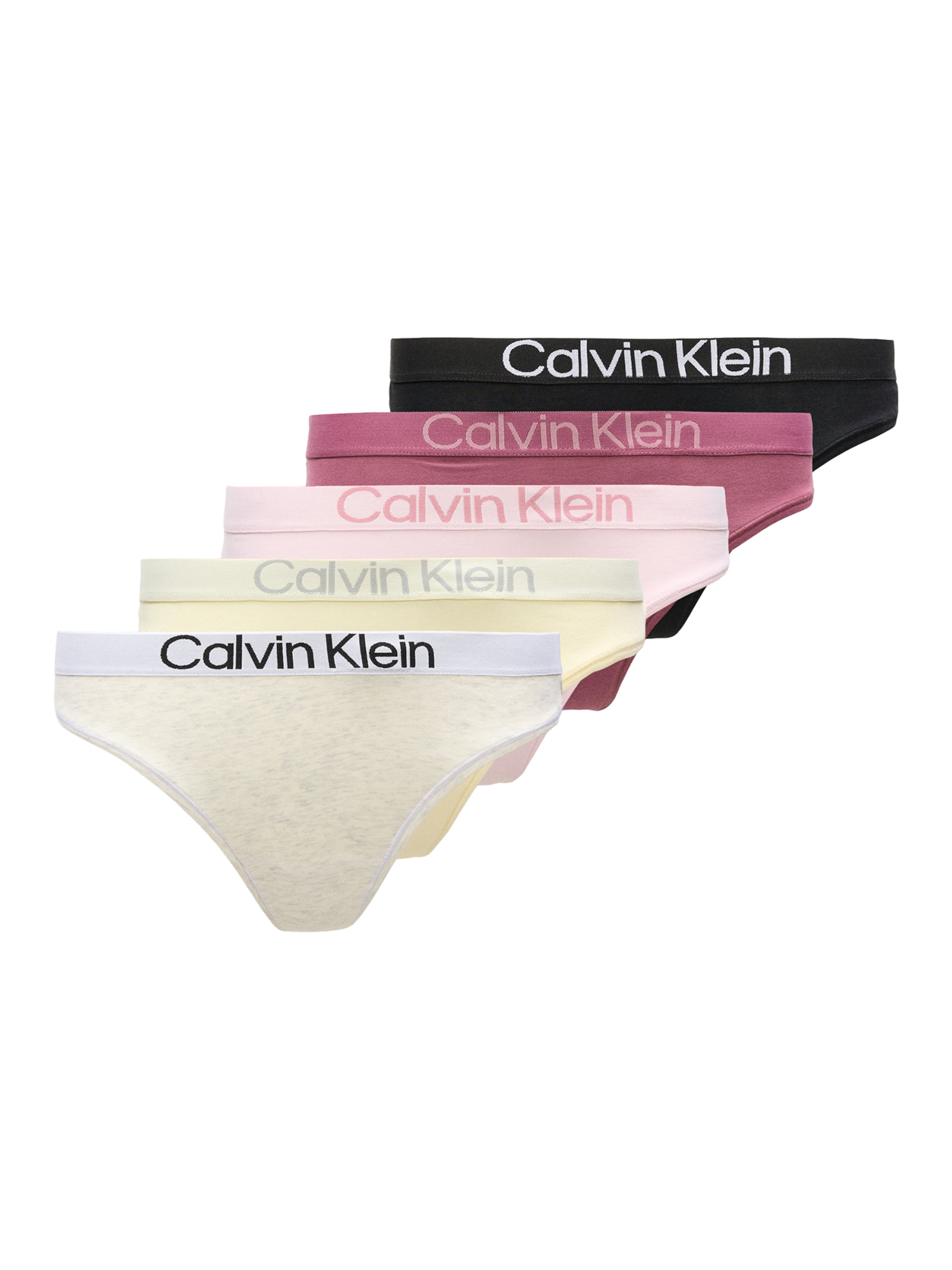 Calvin Klein Underwear Stringid, värv kollane: eest vaates