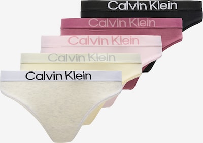 Siaurikės iš Calvin Klein Underwear, spalva – šviesiai geltona / šviesiai rožinė / šviesiai raudona / juoda, Prekių apžvalga