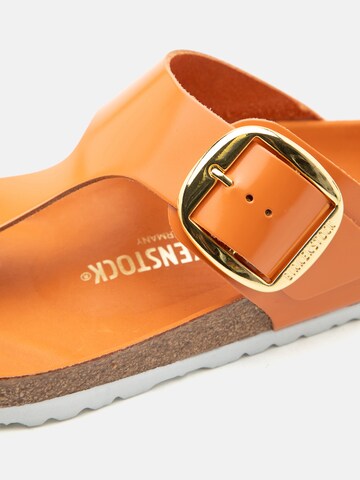 oranžinė BIRKENSTOCK Šlepetės per pirštą 'Gizeh'