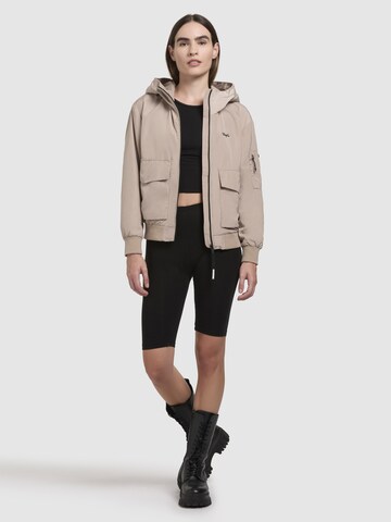 khujo Tussenjas 'ANOV' in Beige: voorkant