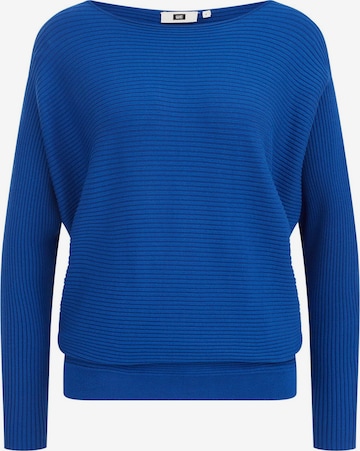 WE Fashion Sweater in Blue: front