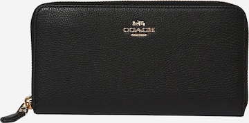 COACH Wallet in Black: front