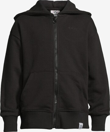 New Life Zip-Up Hoodie in Black: front