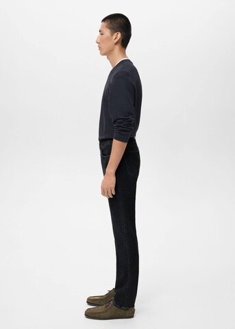 MANGO MAN Regular Jeans 'Patrick' in Black