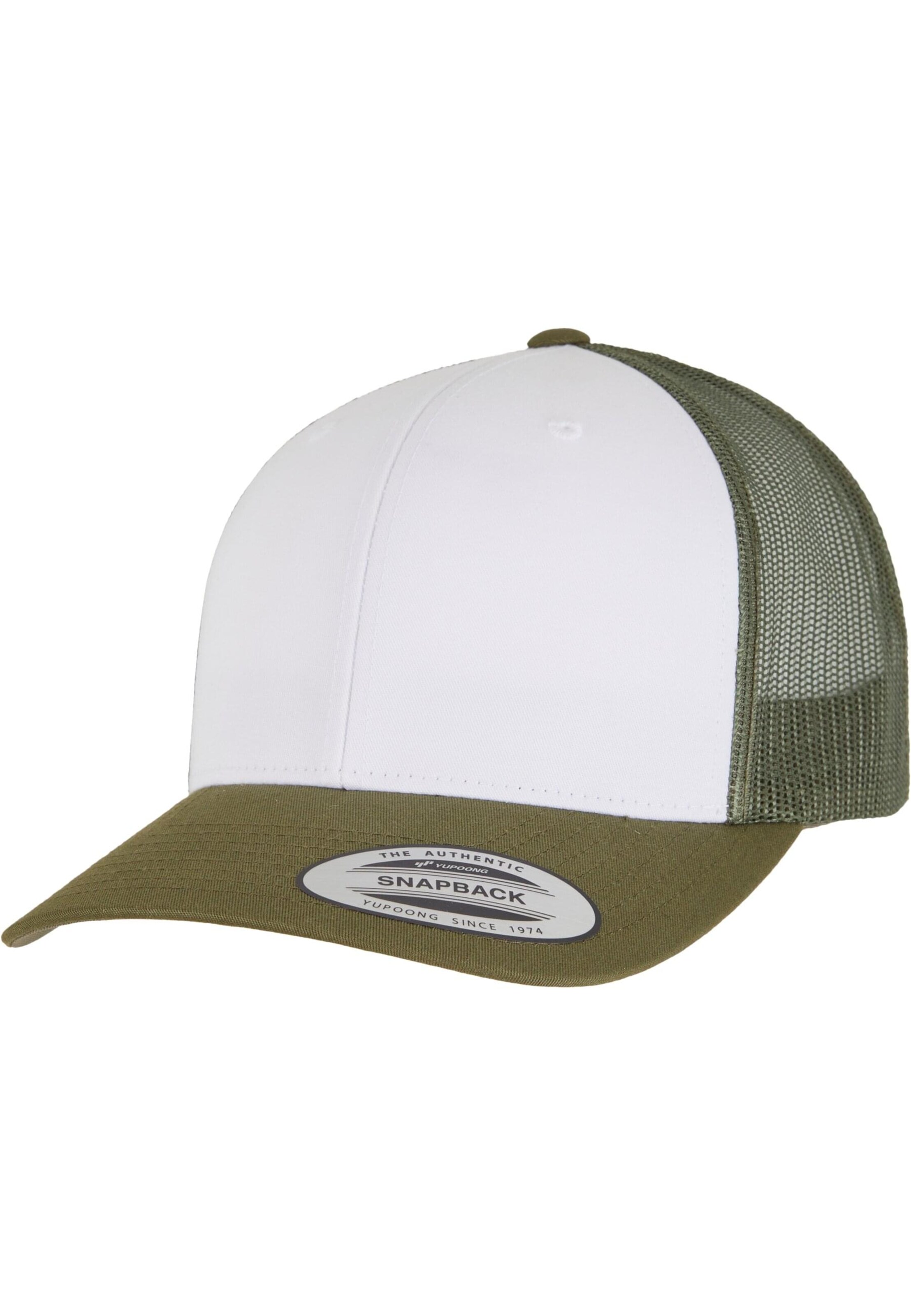 Flexfit Cap 'Retro Trucker' in Green: front