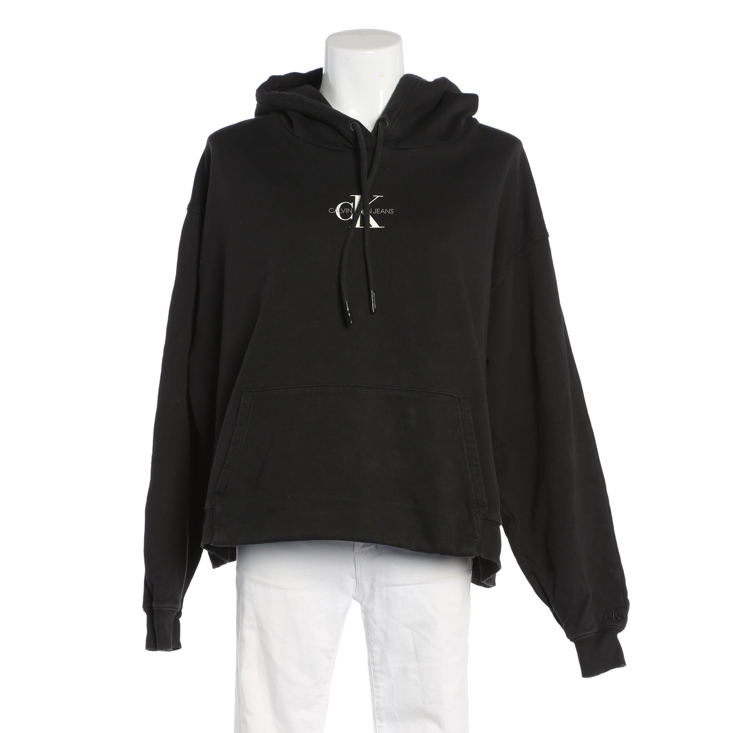 Calvin Klein Sweatshirt & Zip-Up Hoodie in S in Black, Item view