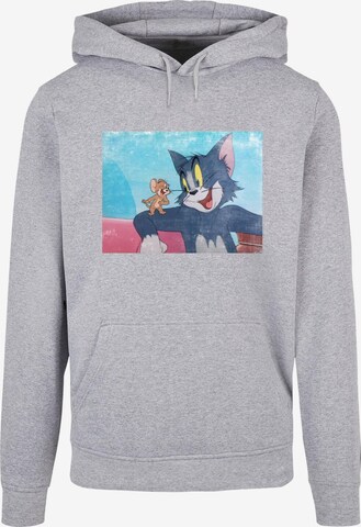 ABSOLUTE CULT Sweatshirt 'Tom and Jerry' in Grijs: voorkant