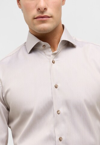 ETERNA Slim fit Zakelijk overhemd in Beige