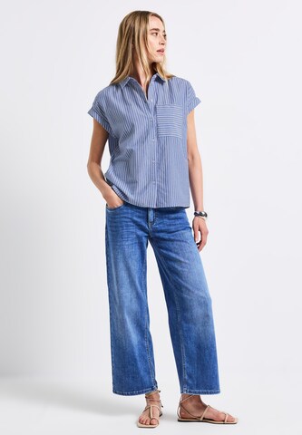 STREET ONE Bluse in Blau