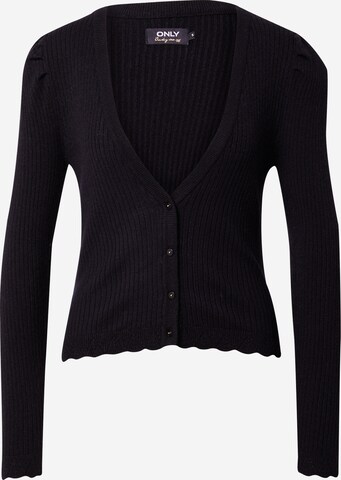 ONLY Knit Cardigan 'Sille' in Black: front