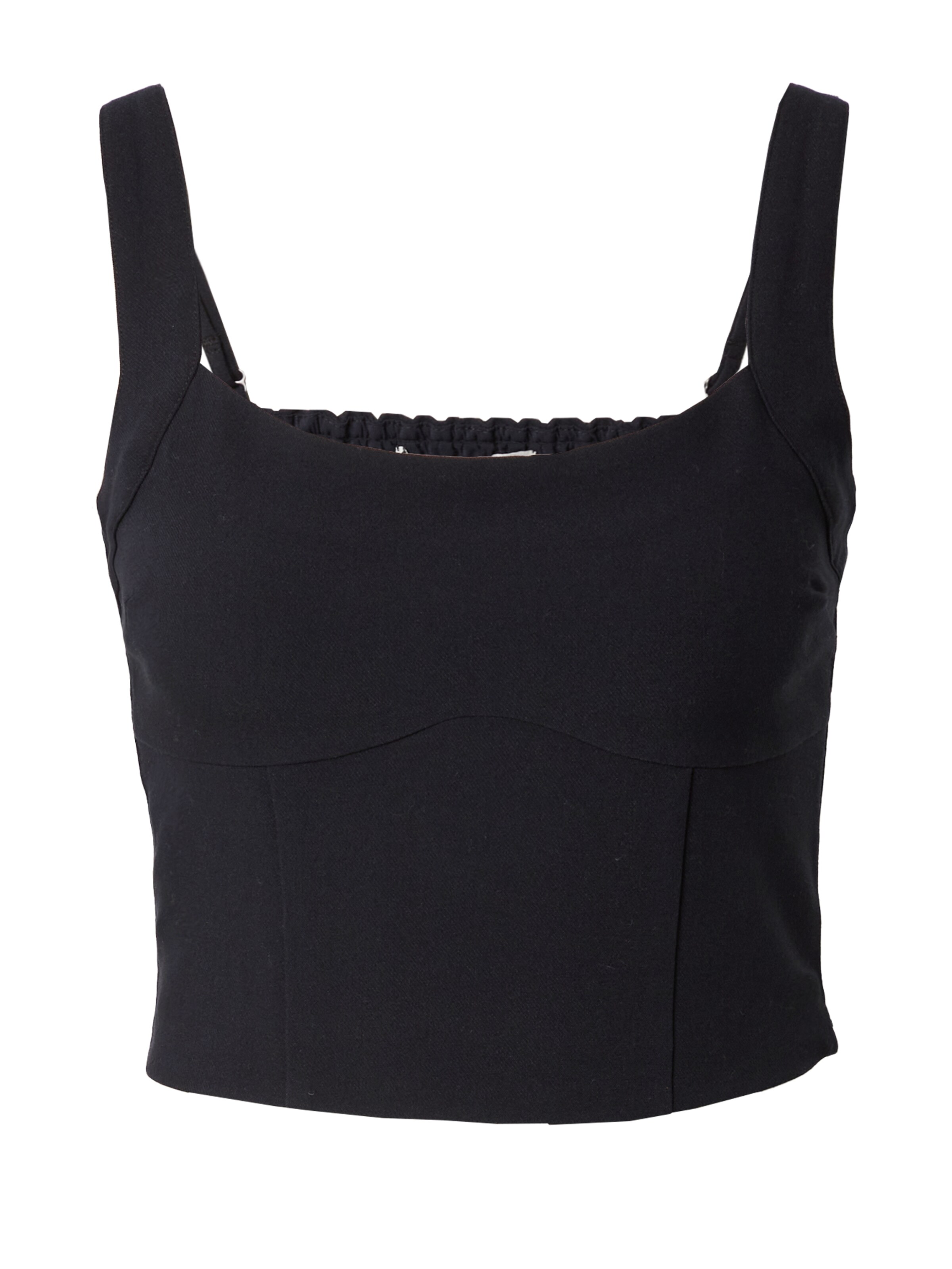 Abercrombie & Fitch Blus i svart: framsida