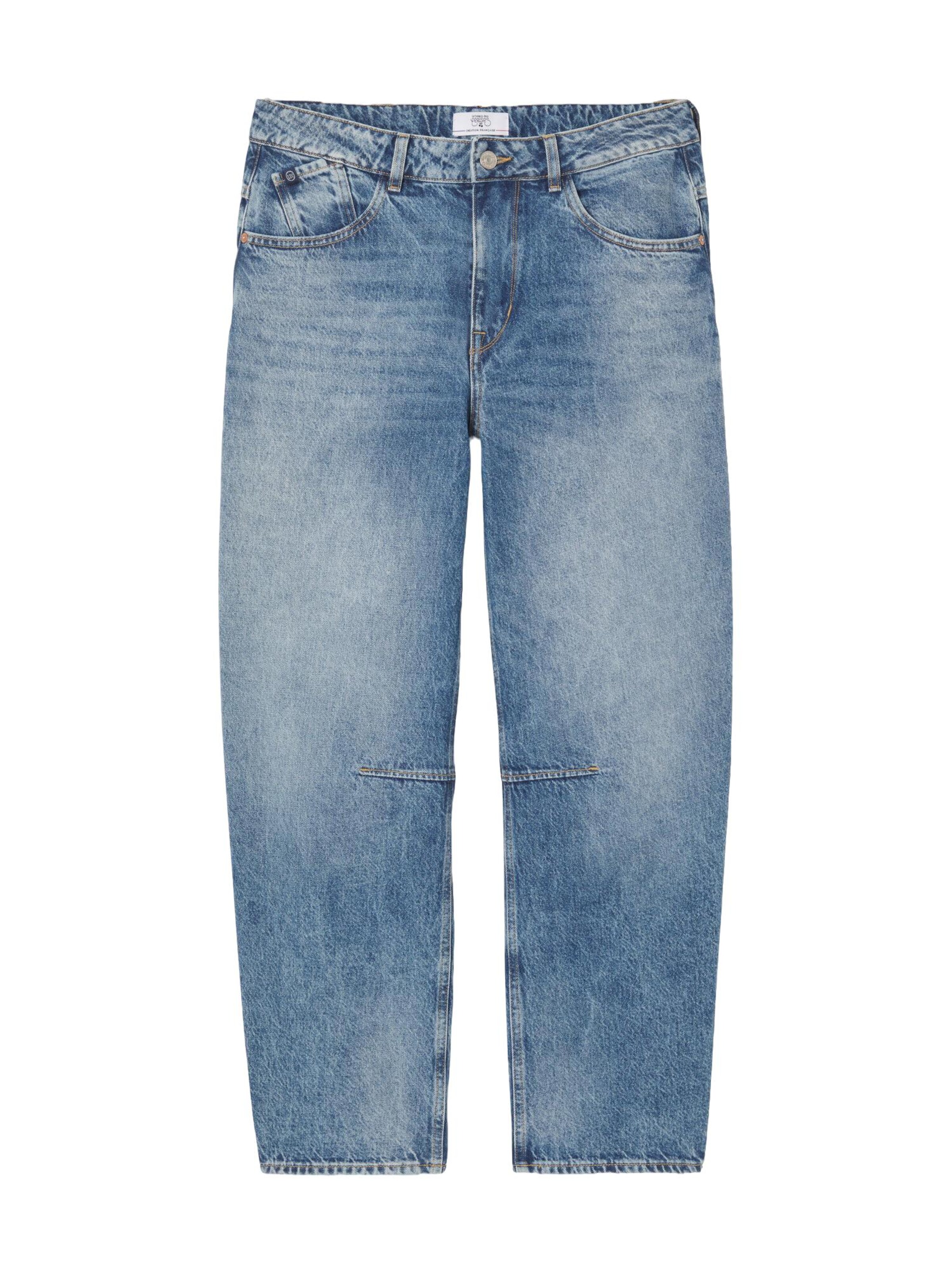Le Temps Des Cerises Wide leg Jeans in Blauw: voorkant