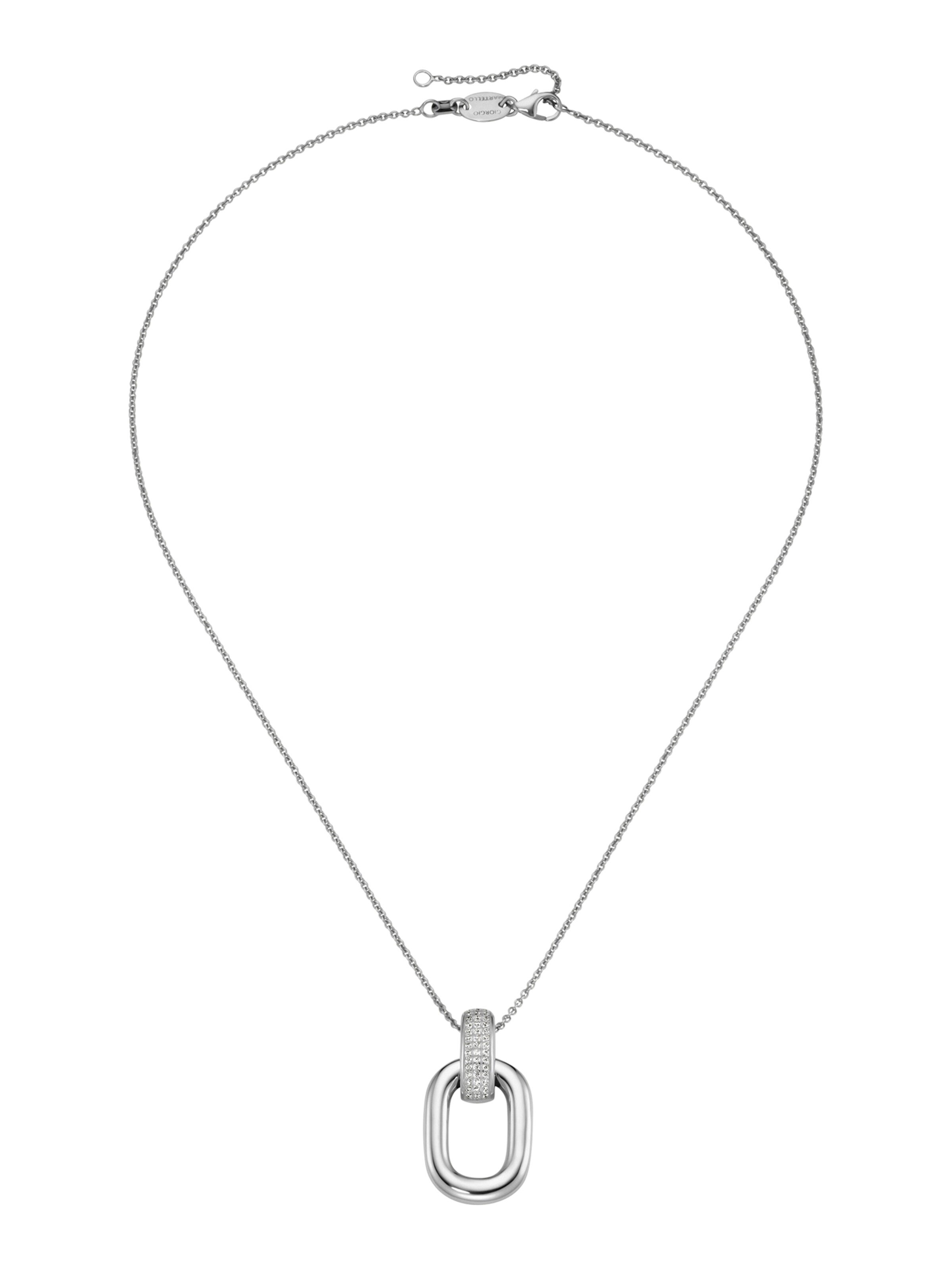 Giorgio Martello Milano Ketting in Zilver: voorkant