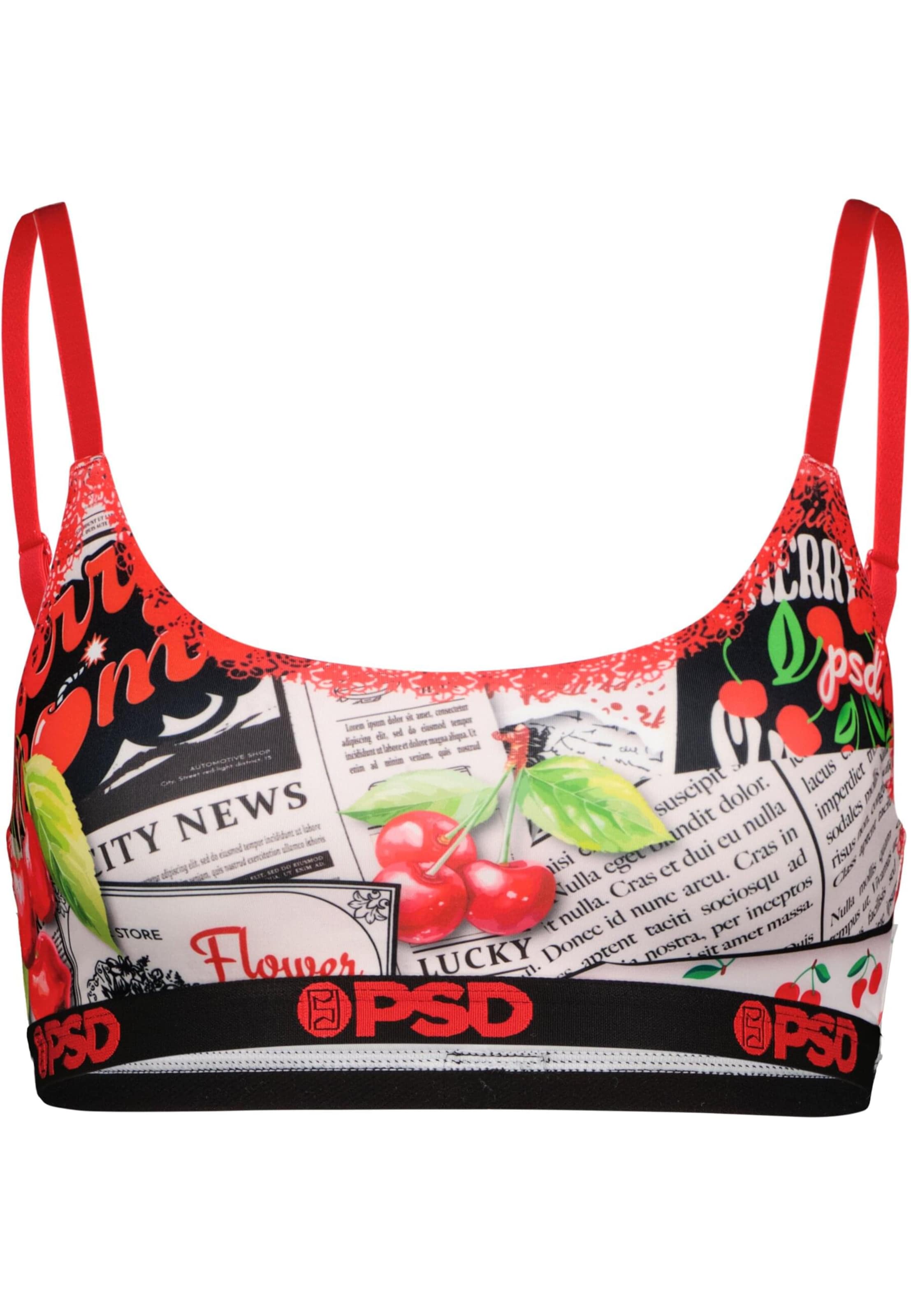 Bustino Reggiseno 'Cherry Bomb' di PSD in colori misti: frontale