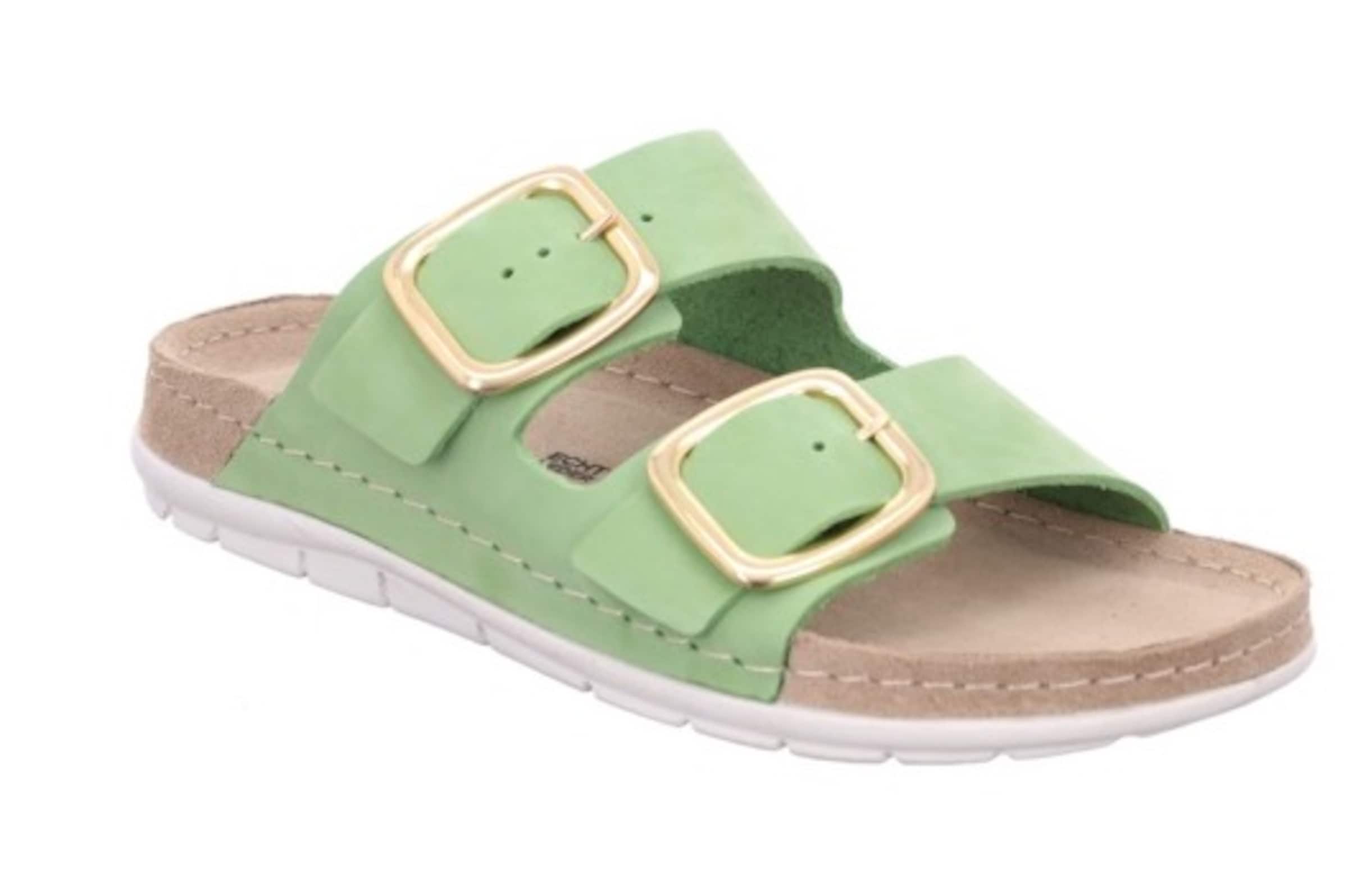 ROHDE Mules in Green: front