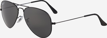 Ray-Ban Sluneční brýle 'Aviator' – černá: přední strana