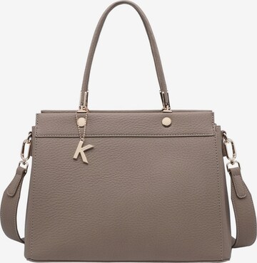 Borsa a mano 'Borsa a mano donna Kassandra Quilara - Poliestere chiusura zip' di Kassandra in grigio: frontale