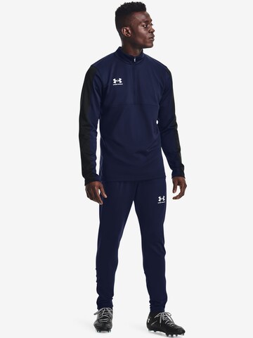 Coupe slim Pantalon de sport UNDER ARMOUR en bleu