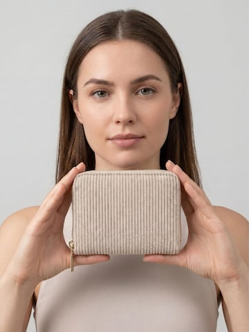MILLYMILK® Wallet 'FONDO SMALL' in Beige: front