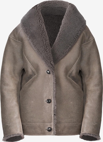 VESPUCCI BY VSP Wintermantel 'Nila' in Grau: Vorderseite