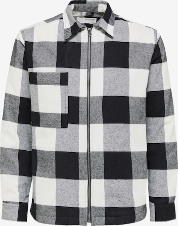 SELECTED HOMME Between-Season Jacket in White: front